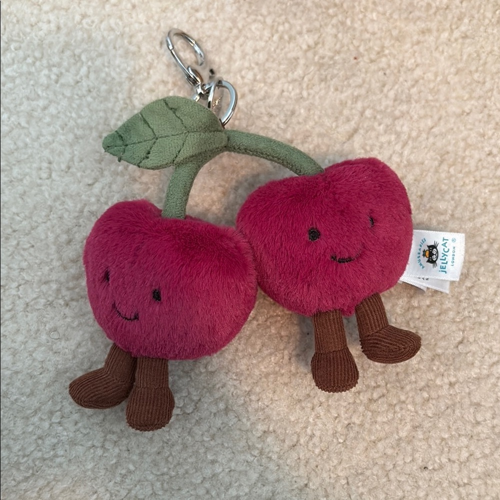 Jellycat Amuseables Cherries Bag Charm